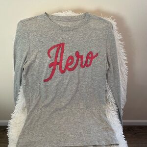 Aeropostale Classic Crew Gray Shirt